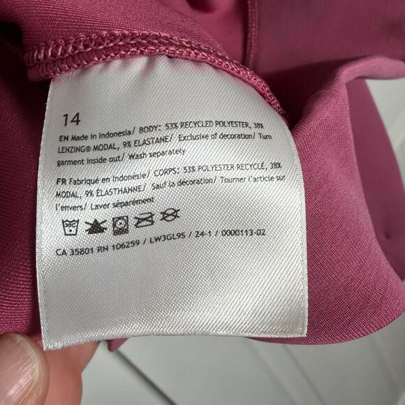 Lululemon Softstreme Perfectly Oversized Cropped Crew *Washed Mauve - Picture 7 of 8